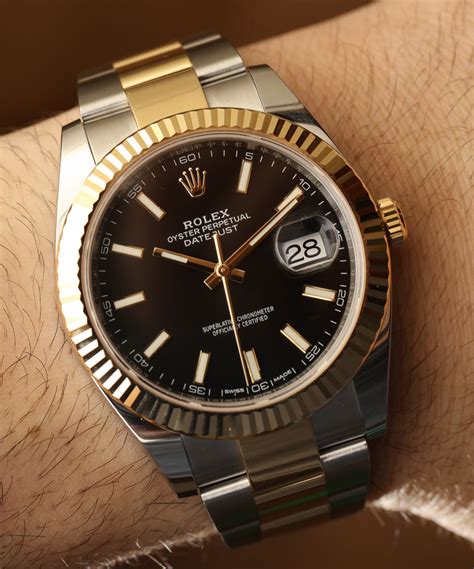 rolex datejust ii two tone black dial|rolex two tone datejust price.